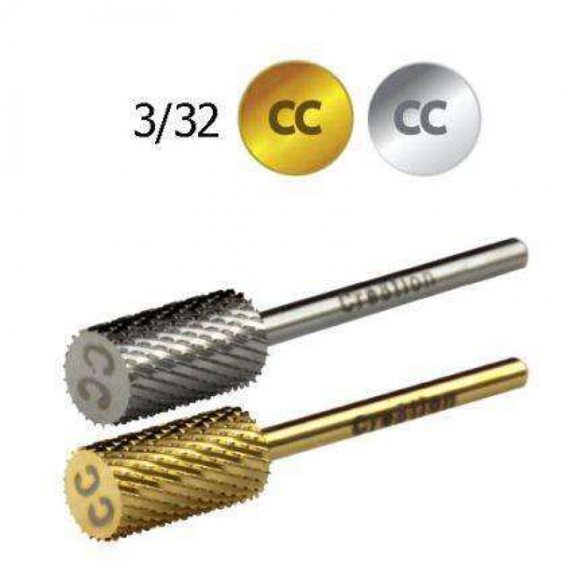 Cre8tion Carbide Coarse CC, Small Barrel, 1/8", Silver, 17032 BB